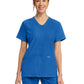 Women's 2-Pocket Snap-Front Top - CK844A - Royal