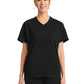 Women's 3-Pocket V-Neck Tunic Top - CK863 - Black