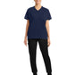 Women's 3-Pocket V-Neck Tunic Top - CK863 - Navy