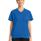 Women's 3-Pocket V-Neck Tunic Top - CK863 - Royal