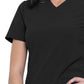 Women's 2-Pocket V-Neck Top - CK865A - Black