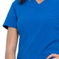 Women's 2-Pocket V-Neck Top - CK865A - Royal