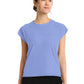 Women's 1-Pocket Crew Neck Top - CK936 - Ciel