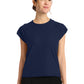 Women's 1-Pocket Crew Neck Top - CK936 - Navy