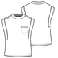 Women's 1-Pocket Crew Neck Top - CK936 - Pewter