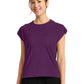 Women's 1-Pocket Crew Neck Top - CK936 - Wild Mulberry