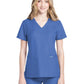 Women's 2-Pocket V-Neck Top - CK953A - Ciel