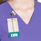 Women's 2-Pocket V-Neck Top - CK953A - Electric Lavender