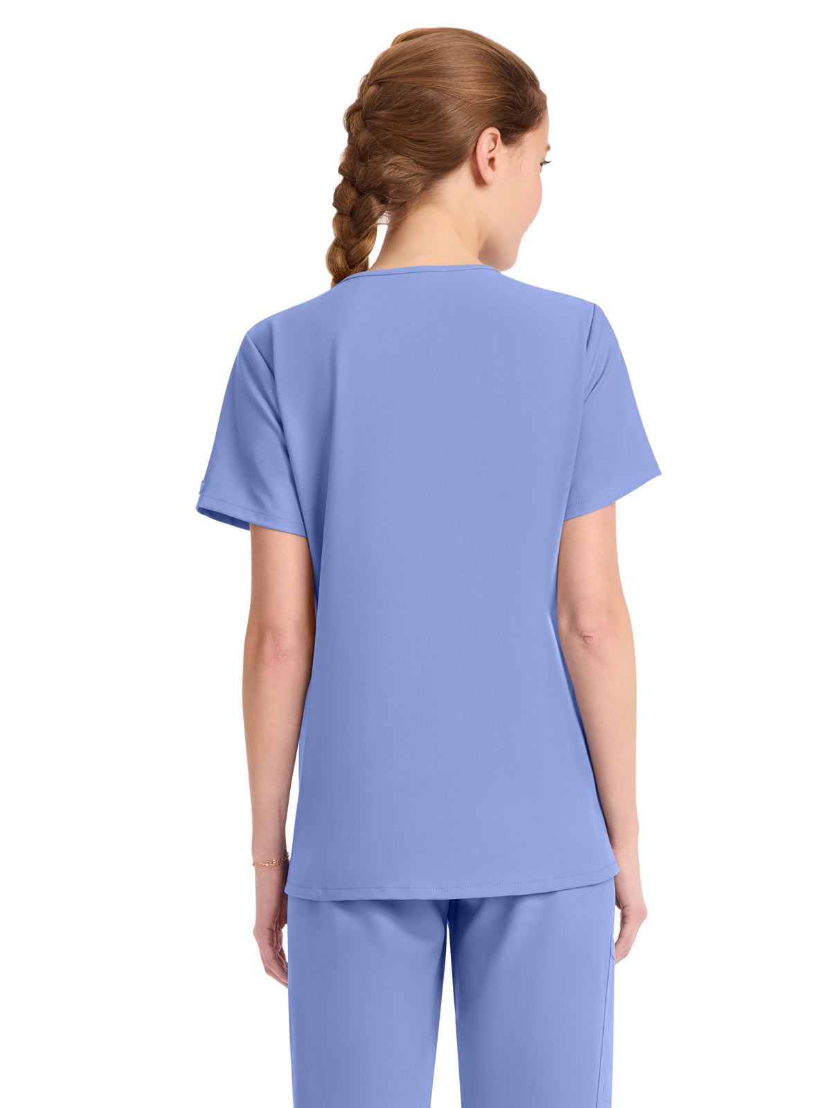 Women's 1-Pocket Tuck-In V-Neck Top - CK954A - Ciel