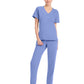 Women's 1-Pocket Tuck-In V-Neck Top - CK954A - Ciel