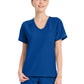 Women's 1-Pocket Tuck-In V-Neck Top - CK954A - Galaxy Blue