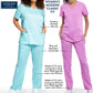 Women's 1-Pocket Tuck-In V-Neck Top - CK954A - Wine