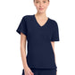 Women's 1-Pocket Tuck-In V-Neck Top - CK954A - Navy