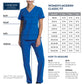 Women's 1-Pocket Tuck-In V-Neck Top - CK954A - Royal