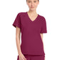 Women's 1-Pocket Tuck-In V-Neck Top - CK954A - Wine