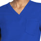 Women's 3-Pocket V-Neck Top - CK961A - Royal