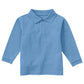 Children's Unisex Long Sleeve Pique Polo - CR835D - Light Blue