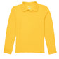 Unisex Long Sleeve Pique Polo - CR835X - Gold