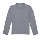 Unisex Long Sleeve Pique Polo - CR835X - Heather Gray