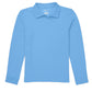 Unisex Long Sleeve Pique Polo - CR835X - Light Blue