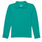 Unisex Long Sleeve Pique Polo - CR835X - Teal