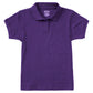 Junior Girls' Short Sleeve Fitted Interlock Polo - CR858X - Dark Purple