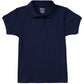Junior Girls' Short Sleeve Fitted Interlock Polo - CR858X - Dark Navy