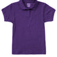 Girls' Short Sleeve Fitted Interlock Polo - CR858Y - Dark Purple