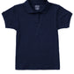Girls' Short Sleeve Fitted Interlock Polo - CR858Y - Dark Navy