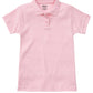 Girls' Short Sleeve Fitted Interlock Polo - CR858Y - Pink