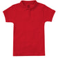 Girls' Short Sleeve Fitted Interlock Polo - CR858Y - Red