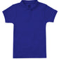 Girls' Short Sleeve Fitted Interlock Polo - CR858Y - Royal