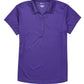 Junior Girls' Moisture Wicking Polo - CR864X - Dark Purple