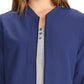 Women's 2-Pocket Front-Zip Jacket - DK322 - Navy