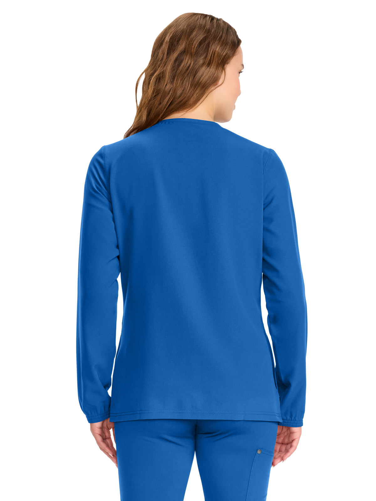 Women's 2-Pocket Front-Zip Jacket - DK322 - Royal