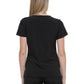 Women's 2-Pocket Contemporary Top - DK625 - Black