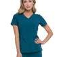 Women's 2-Pocket Contemporary Top - DK625 - Caribbean Blue