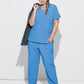Women's 2-Pocket Contemporary Top - DK625 - Ciel