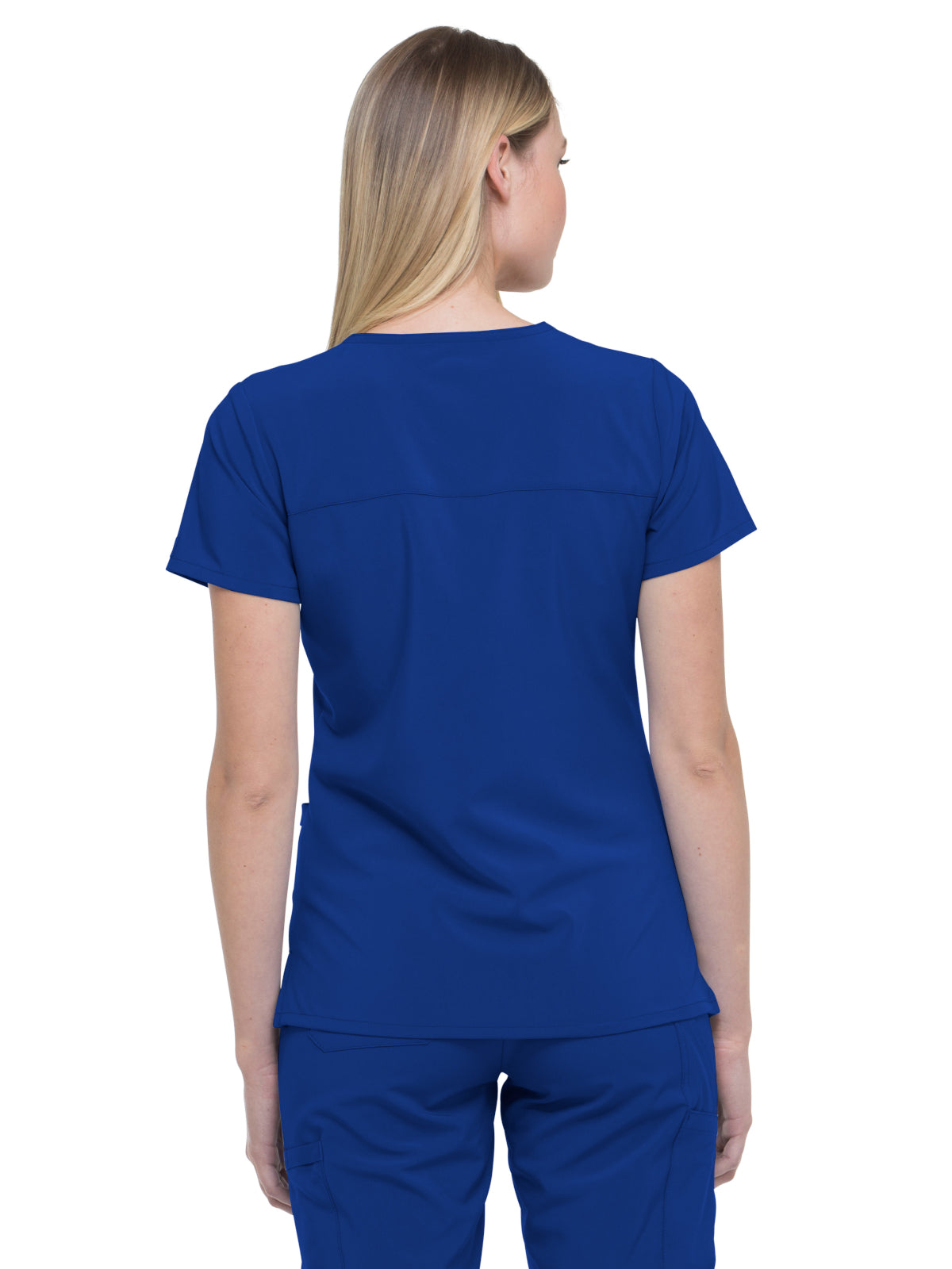 Women's 2-Pocket Contemporary Top - DK625 - Galaxy Blue