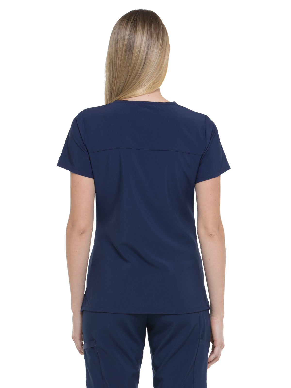 Women's 2-Pocket Contemporary Top - DK625 - Navy