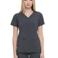 Women's 2-Pocket Contemporary Top - DK625 - Pewter