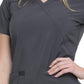 Women's 2-Pocket Contemporary Top - DK625 - Pewter