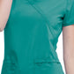 Women's 2-Pocket Contemporary Top - DK625 - Teal Blue