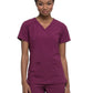 Women's 2-Pocket Contemporary Top - DK625 - Wine