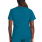 Women's 4-Pocket V-Neck Top - DK678 - Caribbean Blue