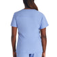 Women's 4-Pocket V-Neck Top - DK678 - Ciel