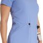 Women's 4-Pocket V-Neck Top - DK678 - Ciel