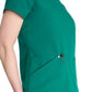 Women's 4-Pocket V-Neck Top - DK678 - Hunter Green