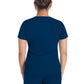 Women's 1-Pocket Henley Top - DK681 - Navy