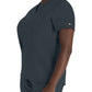 Women's 1-Pocket Henley Top - DK681 - Pewter